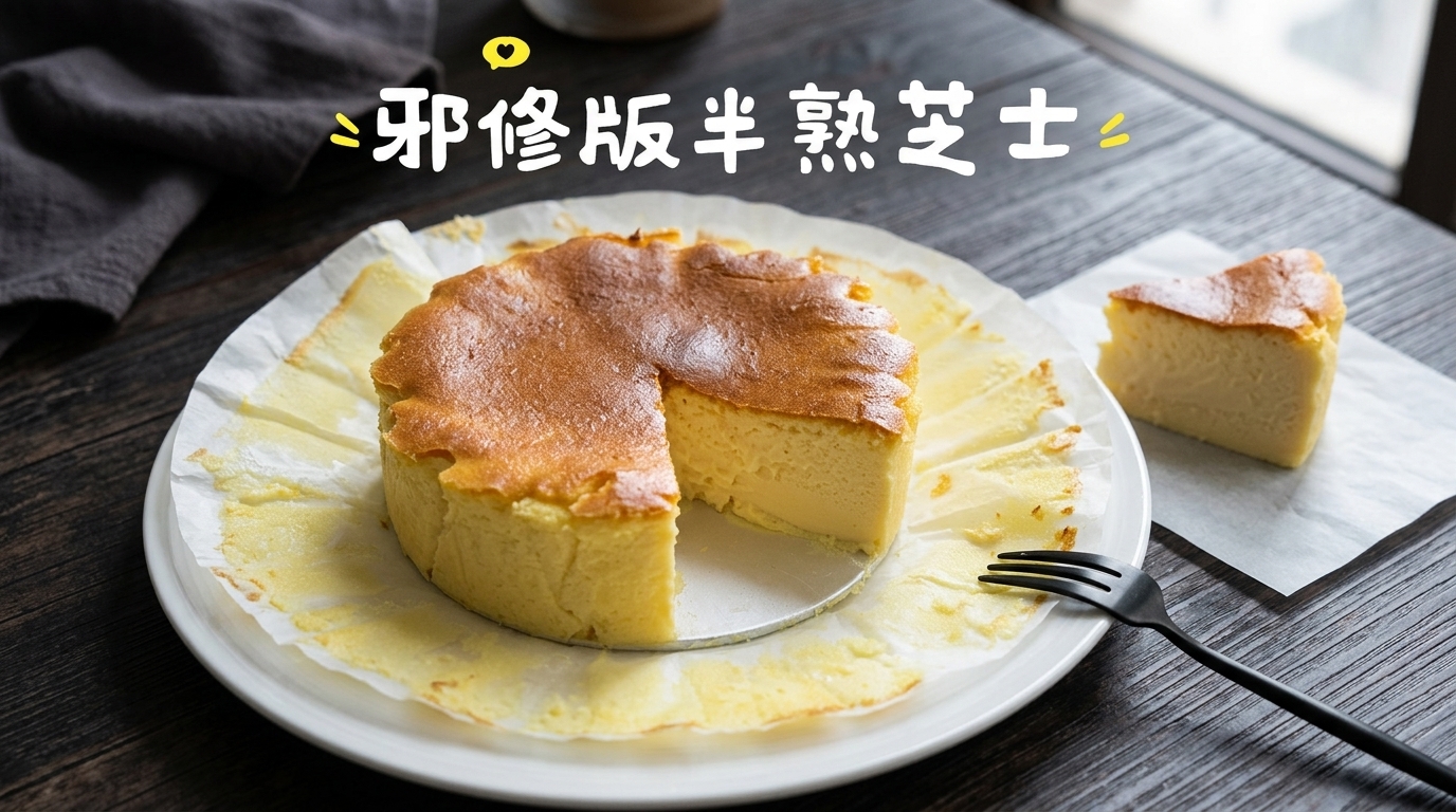 Cheesecake Japonais Mi-Cuit Léger et Crémeux
