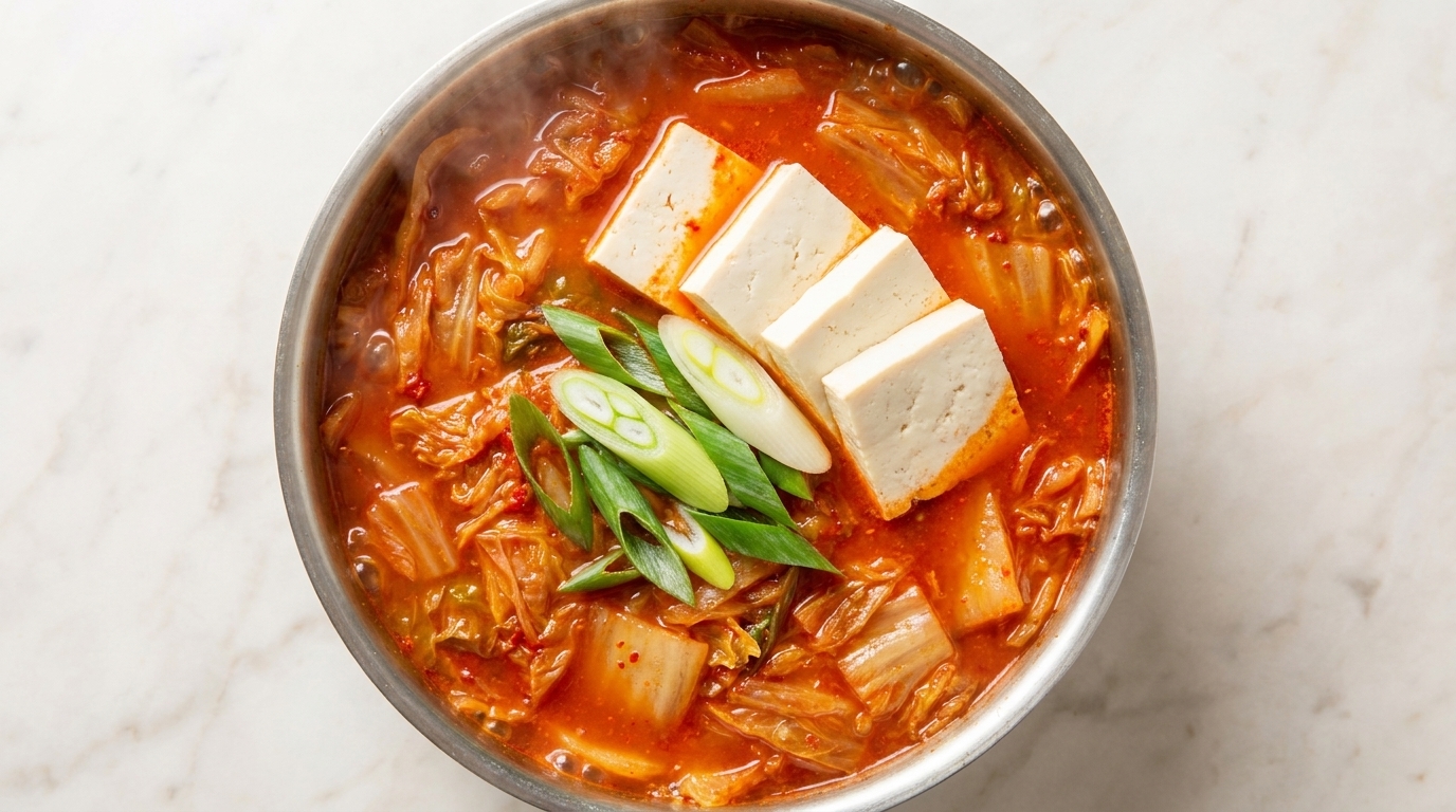 Véritable Ragoût de Kimchi Coréen (Kimchi Jjigae)