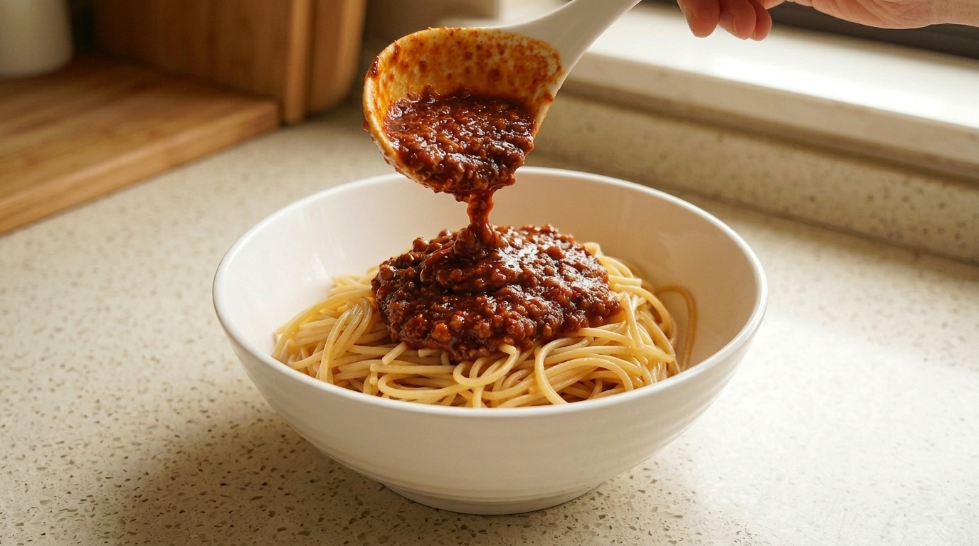 Spaghetti au Bœuf et à la Tomate : l'Expérience Umami