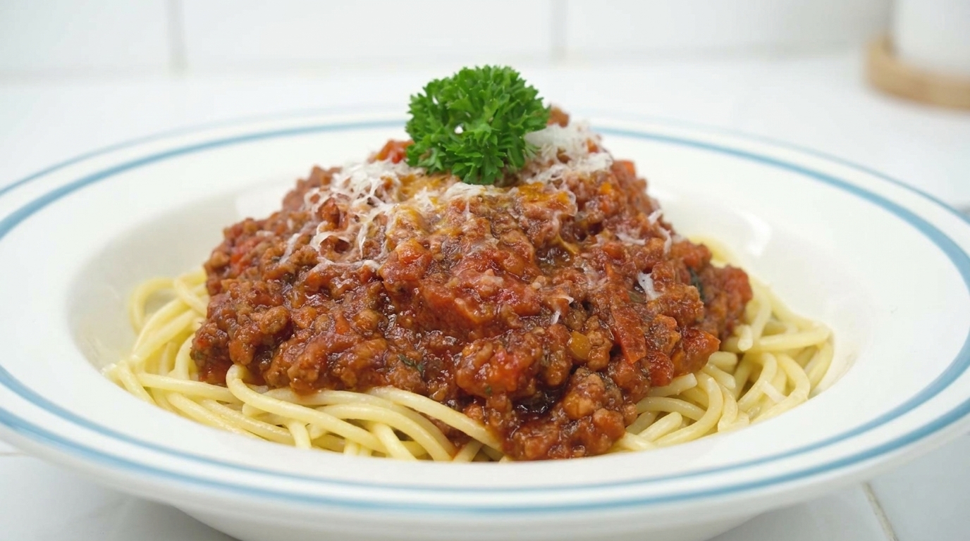 Spaghettis à la Bolognaise Traditionnels (Ragù alla Bolognese)