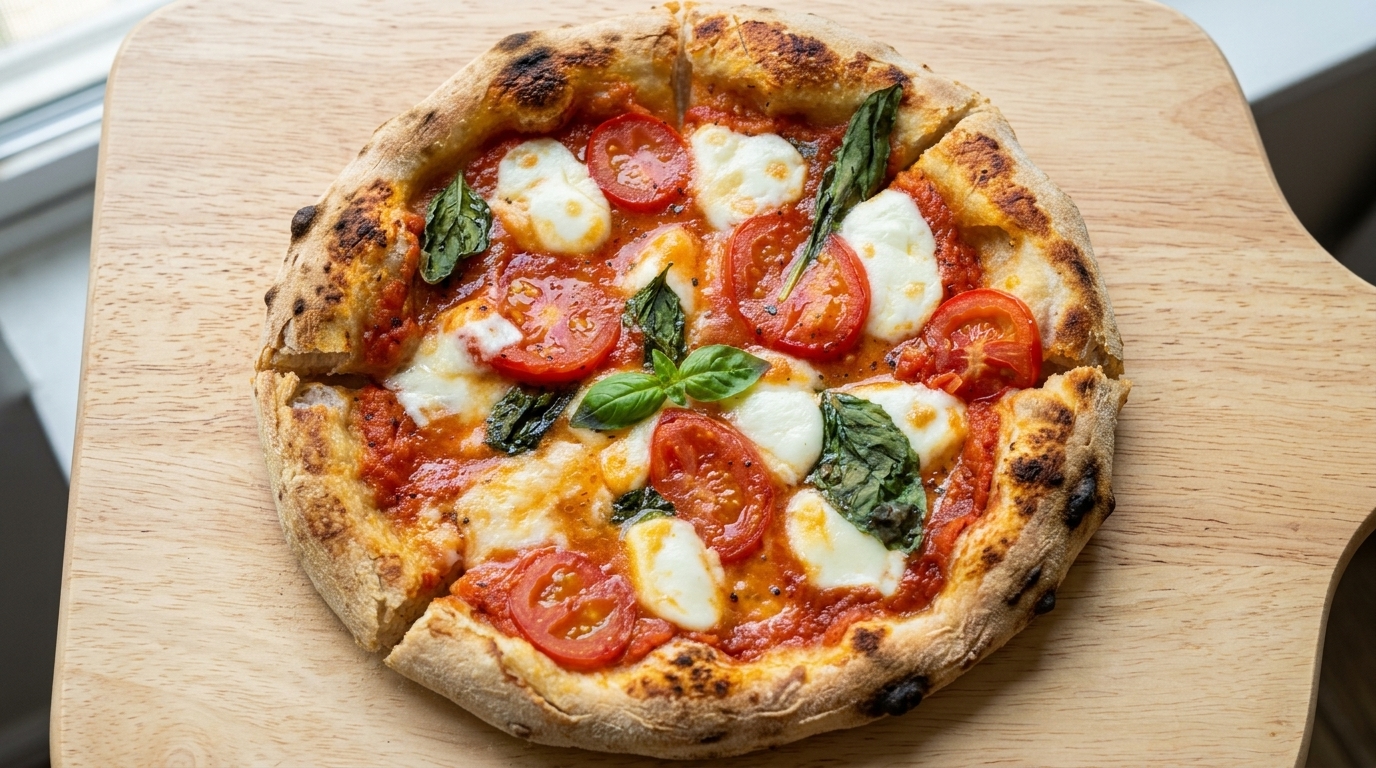 Pizza Margherita Classique Façon Napolitaine