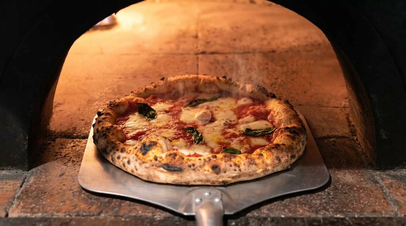 Authentique Pizza Margherita Napolitaine