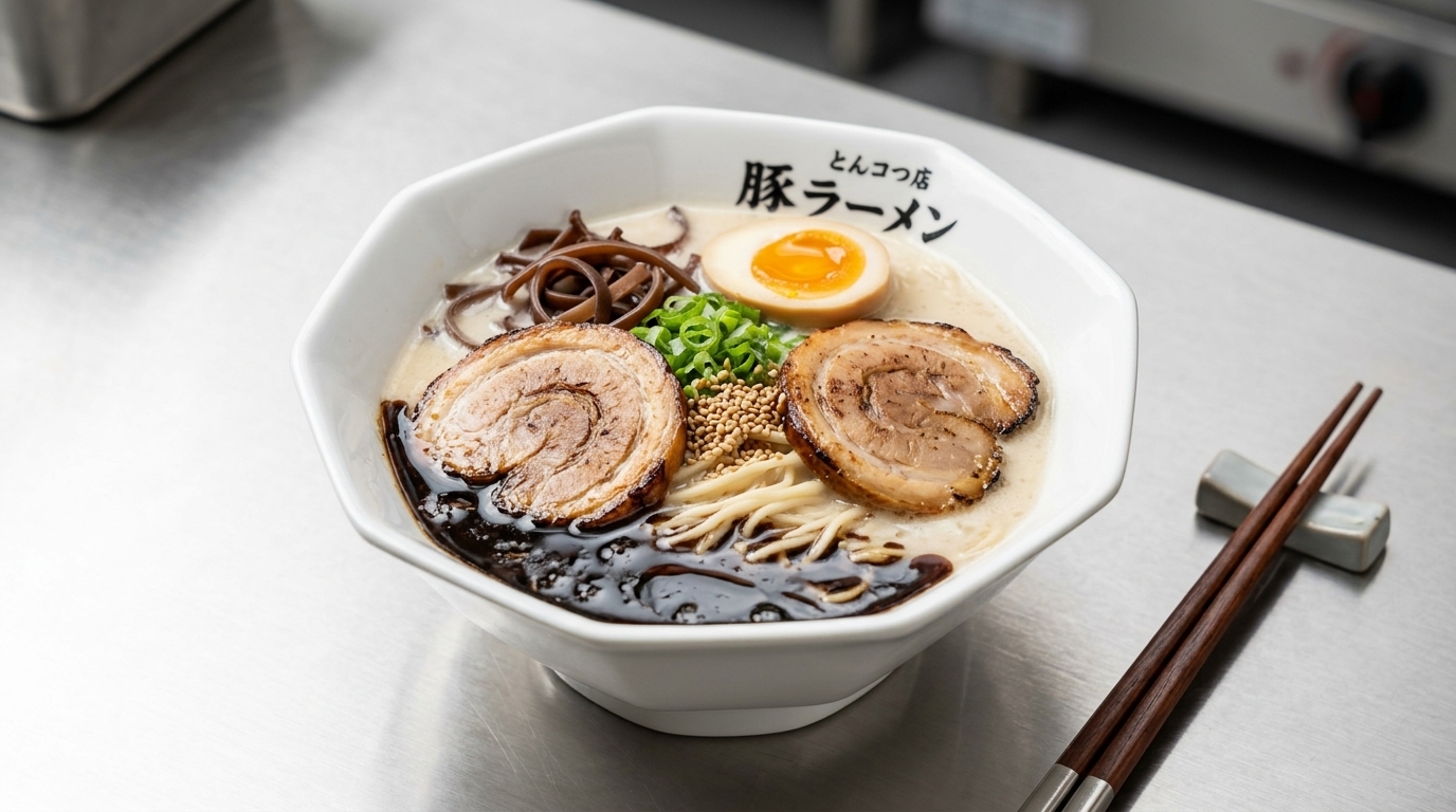 Huile d'Ail Noir pour Ramen Tonkotsu (Mayu)