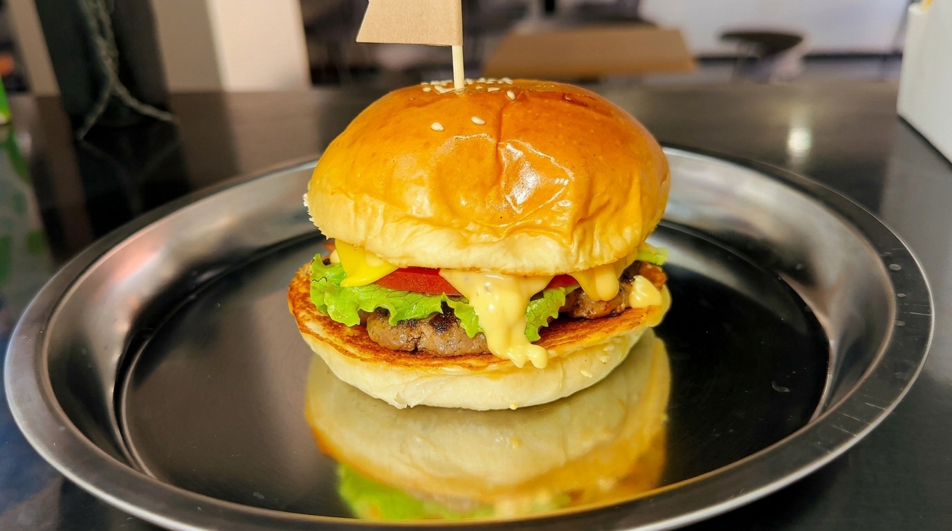 Burger de bœuf à l’américaine ultra-juteux