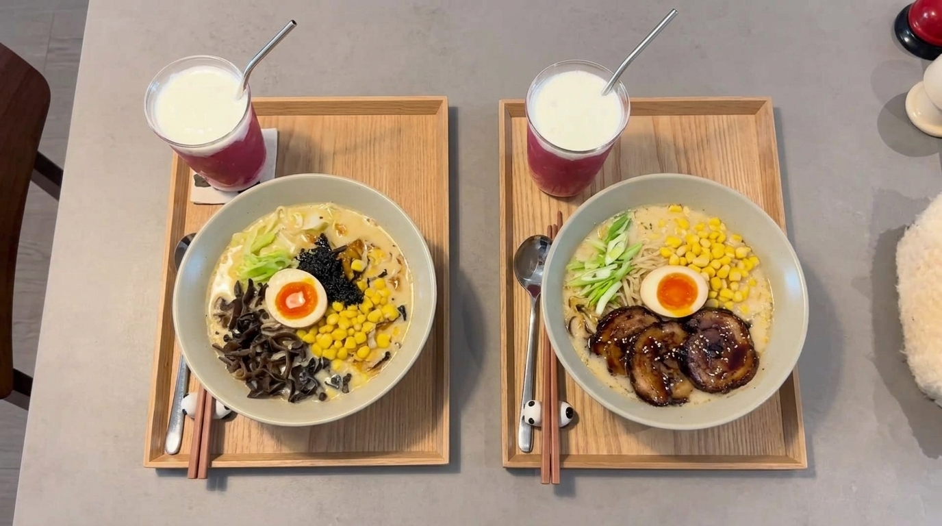 Ramen façon Tonkotsu en 15 minutes et son Char Siu au Yakult