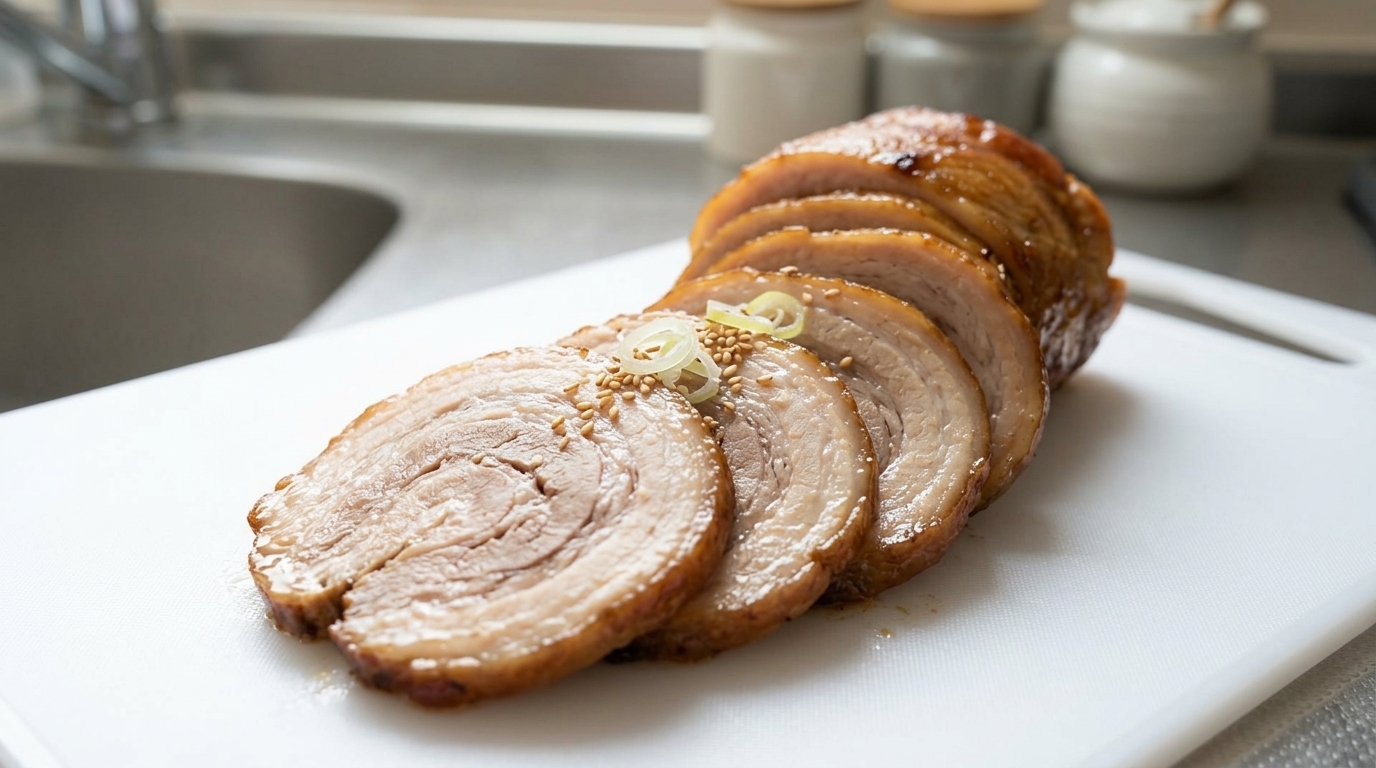 Chashu Japonais Authentique (Poitrine de Porc Braisée)
