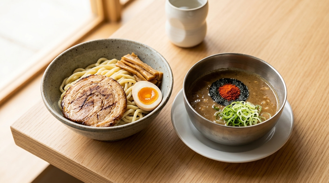 Tsukemen Tonkotsu Gyokai Authentique (Ramen Japonais à Tremper)