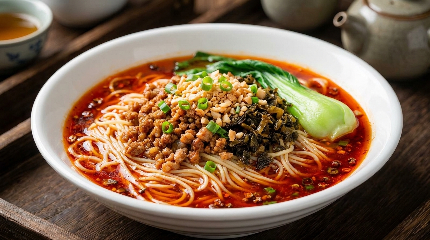 Nouilles Dandan du Sichuan Authentiques (Dan Dan Mian)