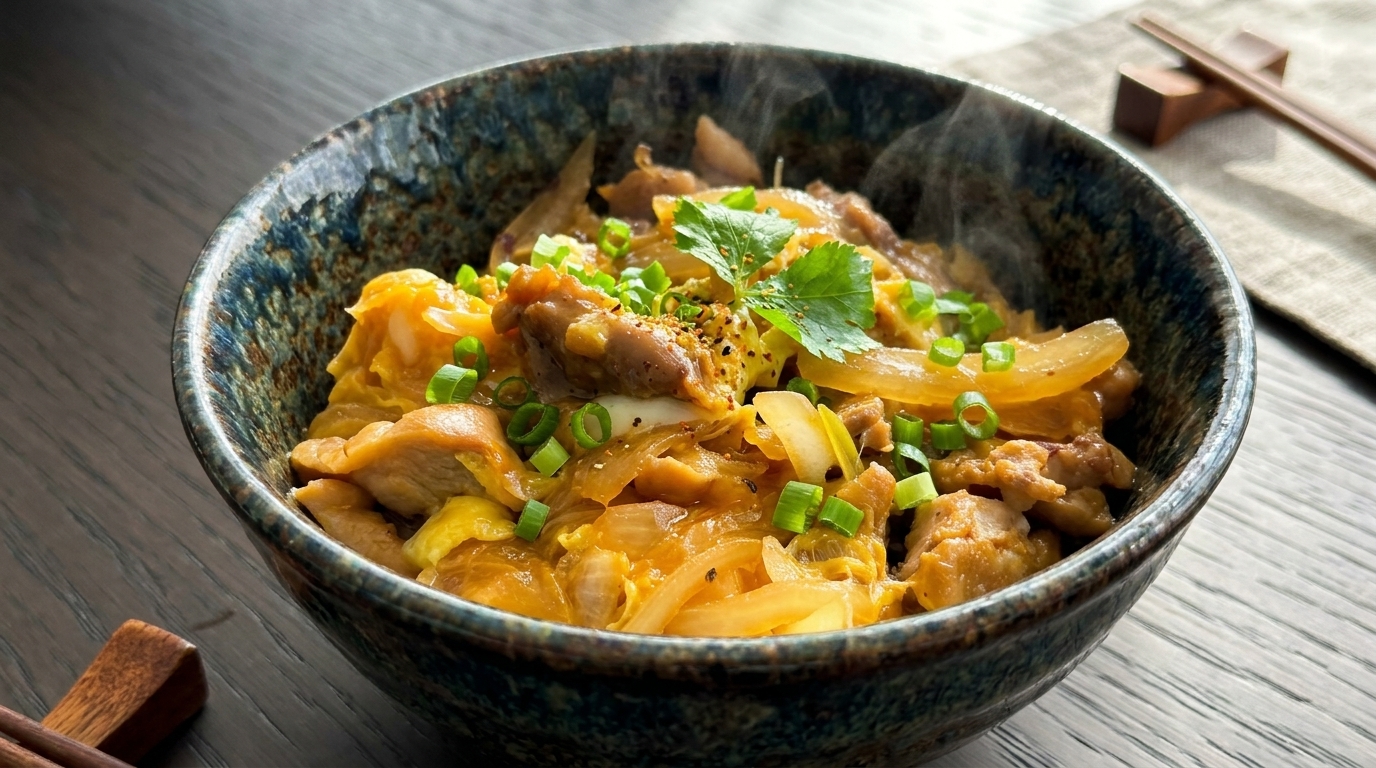 Oyakodon authentique et rapide (Bol de poulet et d'œuf japonais)