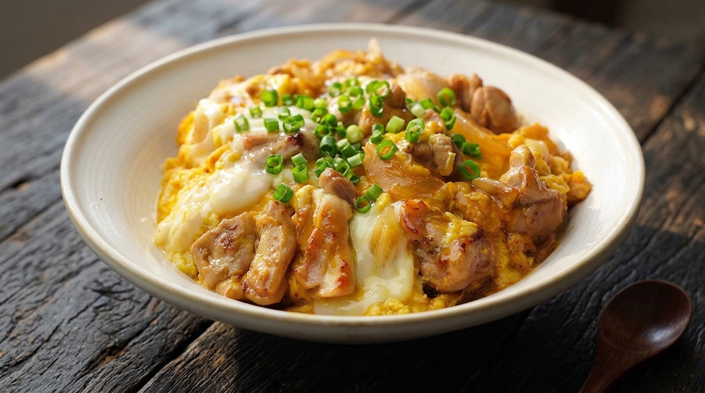Oyakodon Authentique (Bol de Riz Japonais au Poulet et à l'Œuf)