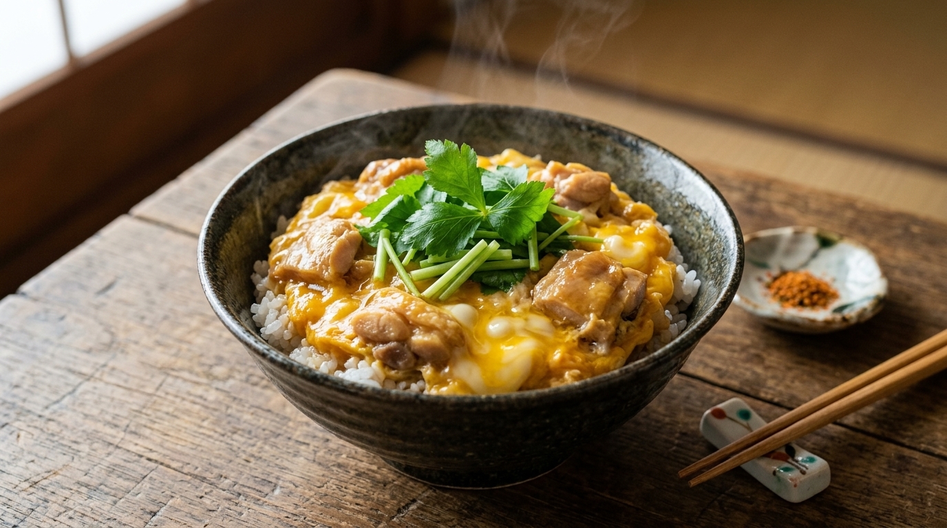 Oyakodon Authentique (Bol Japonais de Poulet et Œuf)