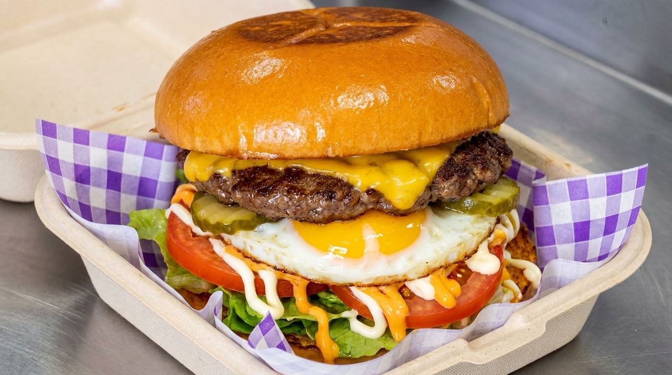 L'Ultime Smash Burger à l'Œuf au Plat