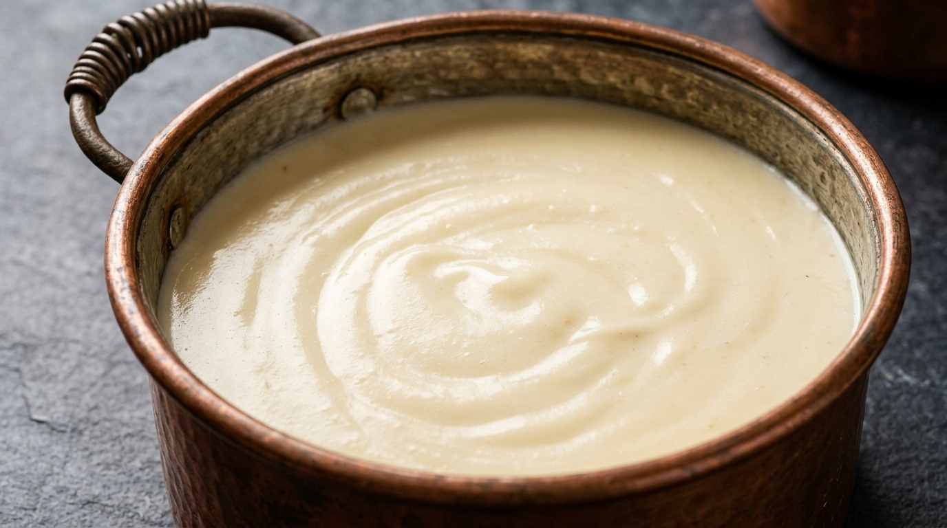 Sauce blanche maison onctueuse pour pizza