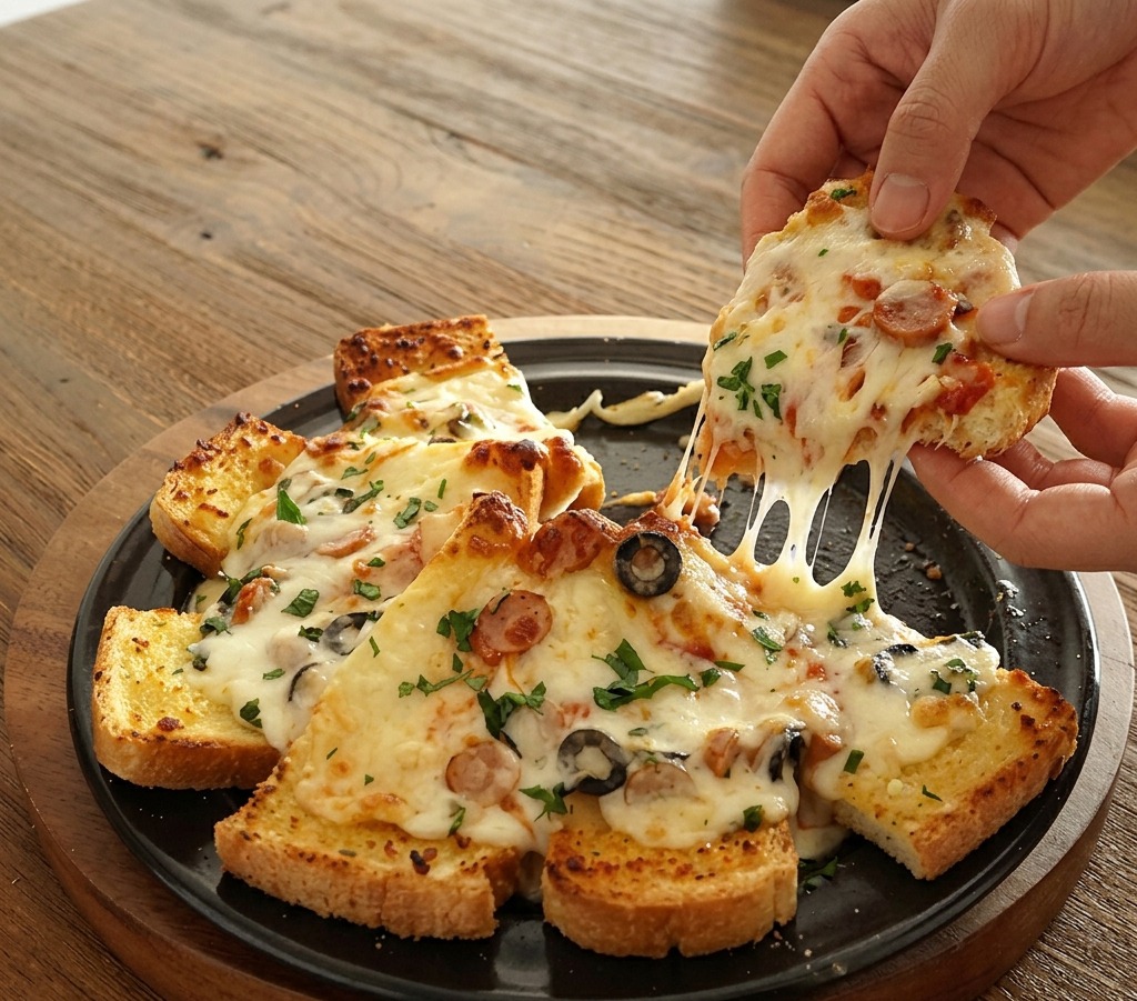 Une couche doignons blancs finement coupés en dés parsemée sur de la sauce tomate rouge sur une pizza de pain.