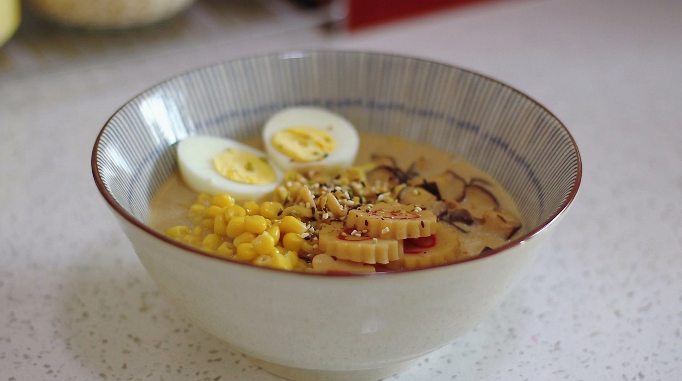 Ramen Crémeux au Miso et Bouillon au Lait
