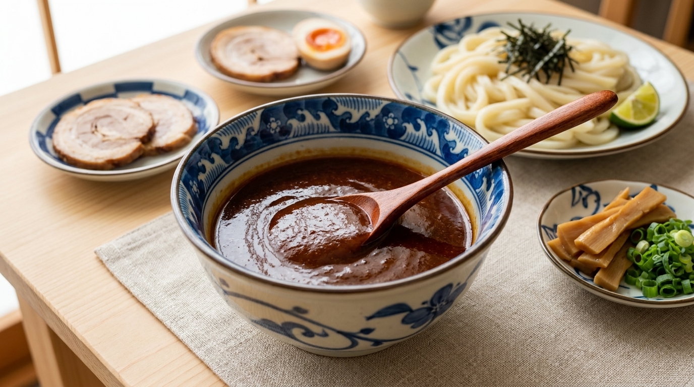 Sauce Miso Japonaise pour Tsukemen (Tsukedare)