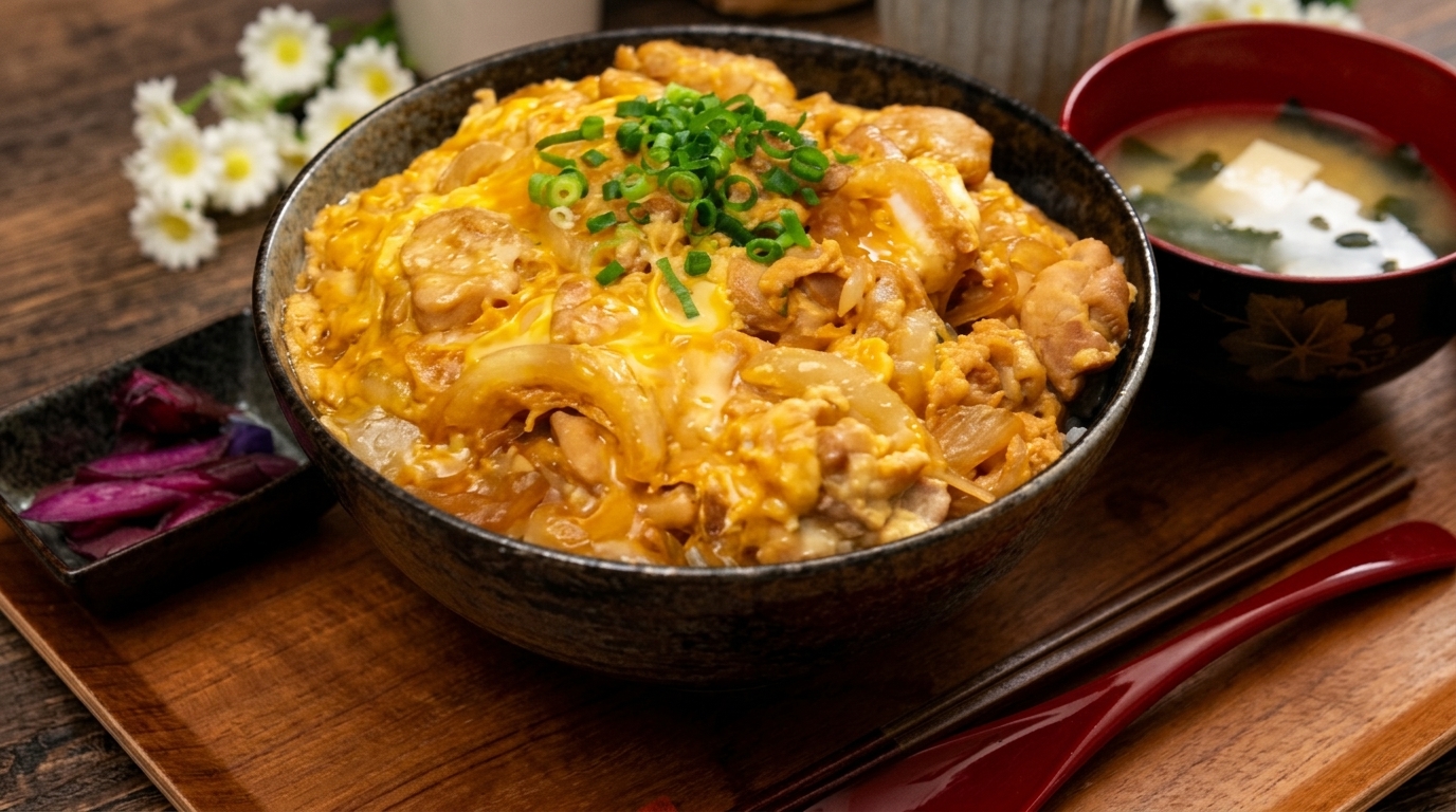 Oyakodon : le bol de riz japonais réconfortant au poulet et aux œufs