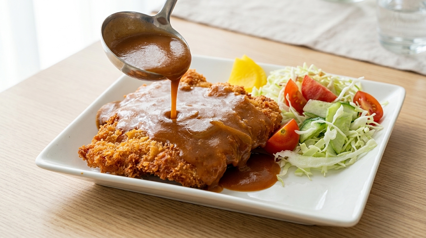 Tonkatsu Maison Classique (Escalope de Porc Croustillante Japonaise)