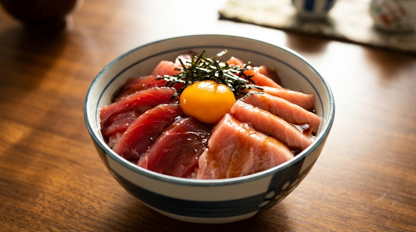 Tekkadon Premium : Bol de Riz au Thon et Jaune d'Œuf