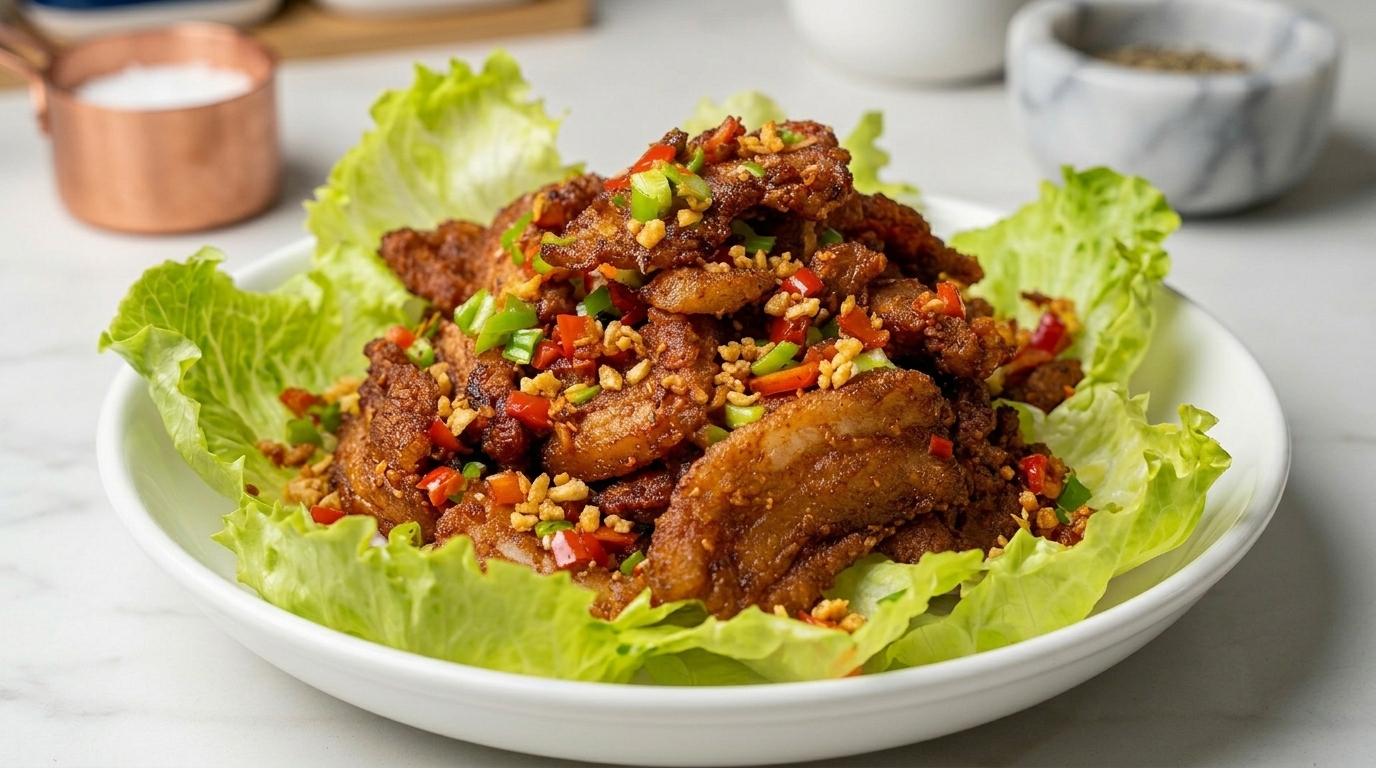 Poitrine de Porc Croustillante à l'Ail (Tỏi Hương Thịt Ba Chỉ)
