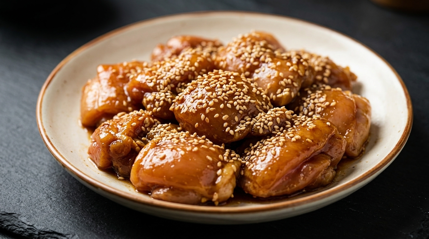 Hauts de cuisses de poulet marinés au barbecue faciles