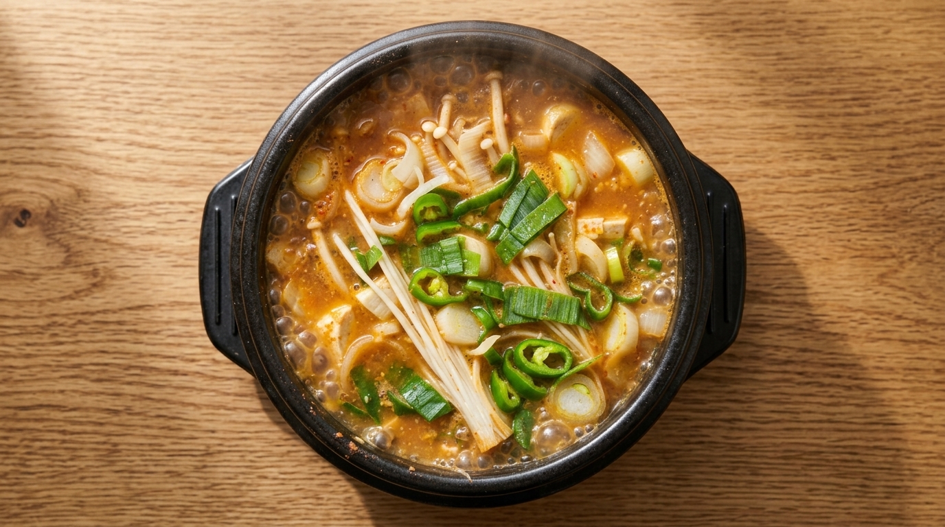 Doenjang Jjigae : Le ragoût de pâte de soja façon barbecue coréen