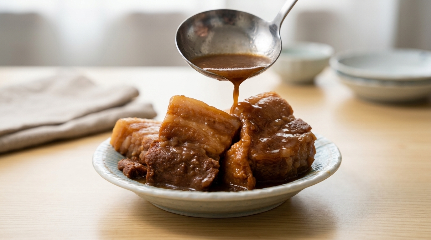 Poitrine de Porc Braisée au Miso (Buta no Kakuni)