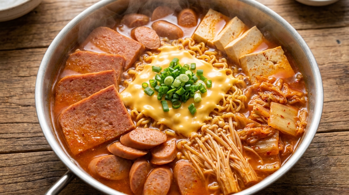 Ragoût de l'armée coréenne classique (Budae Jjigae)