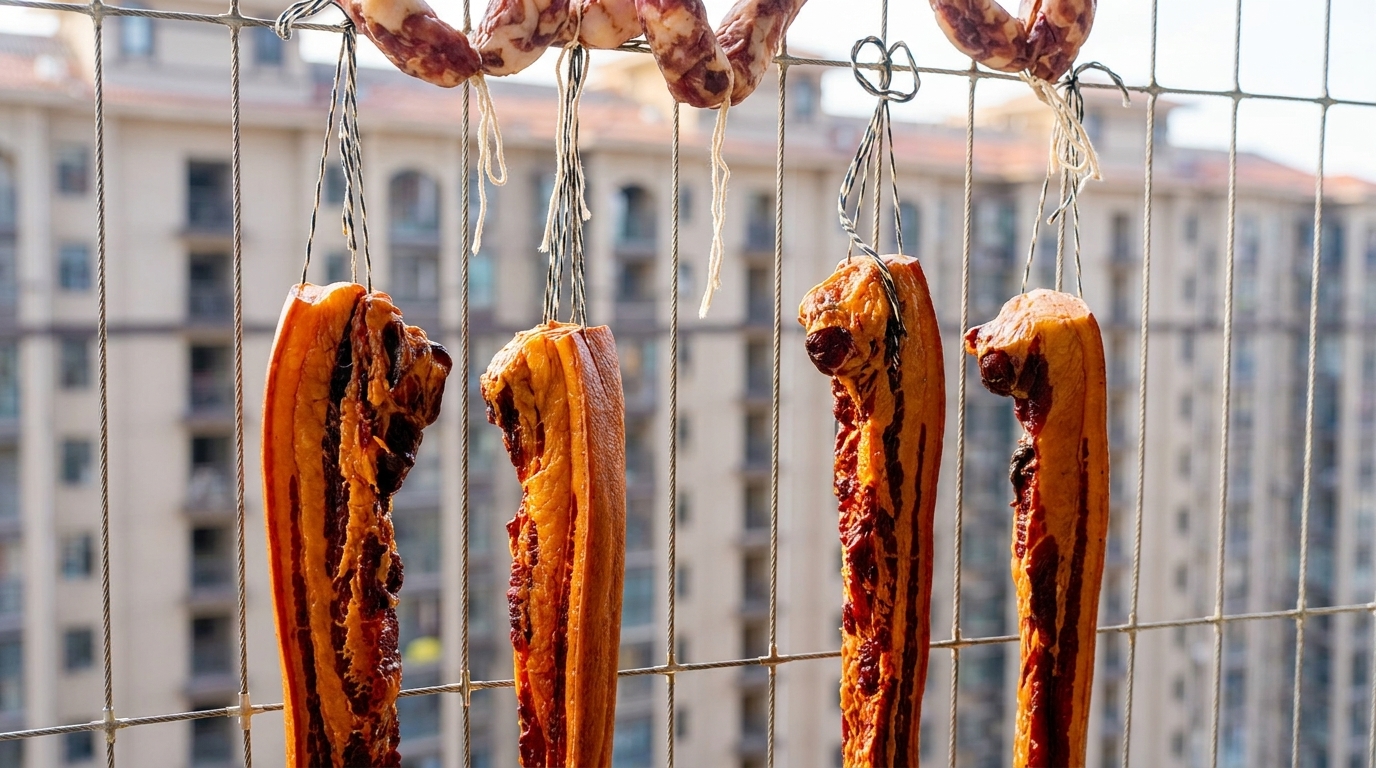 Poitrine de porc séchée à la sauce soja traditionnelle (Jiangyou Rou)