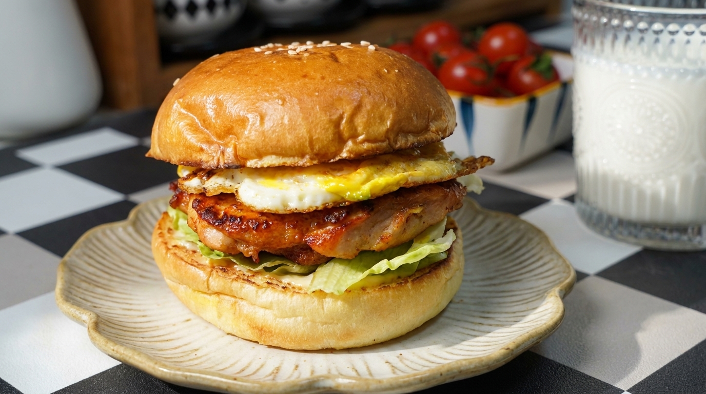 Burger de Poulet Façon Orléans Maison