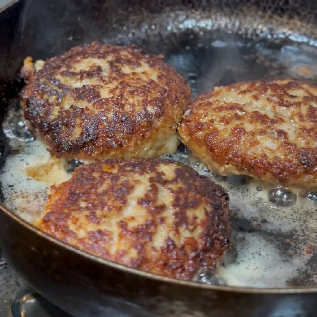 Steaks cuisant à létouffée dans une poêle couverte avec un fond deau.