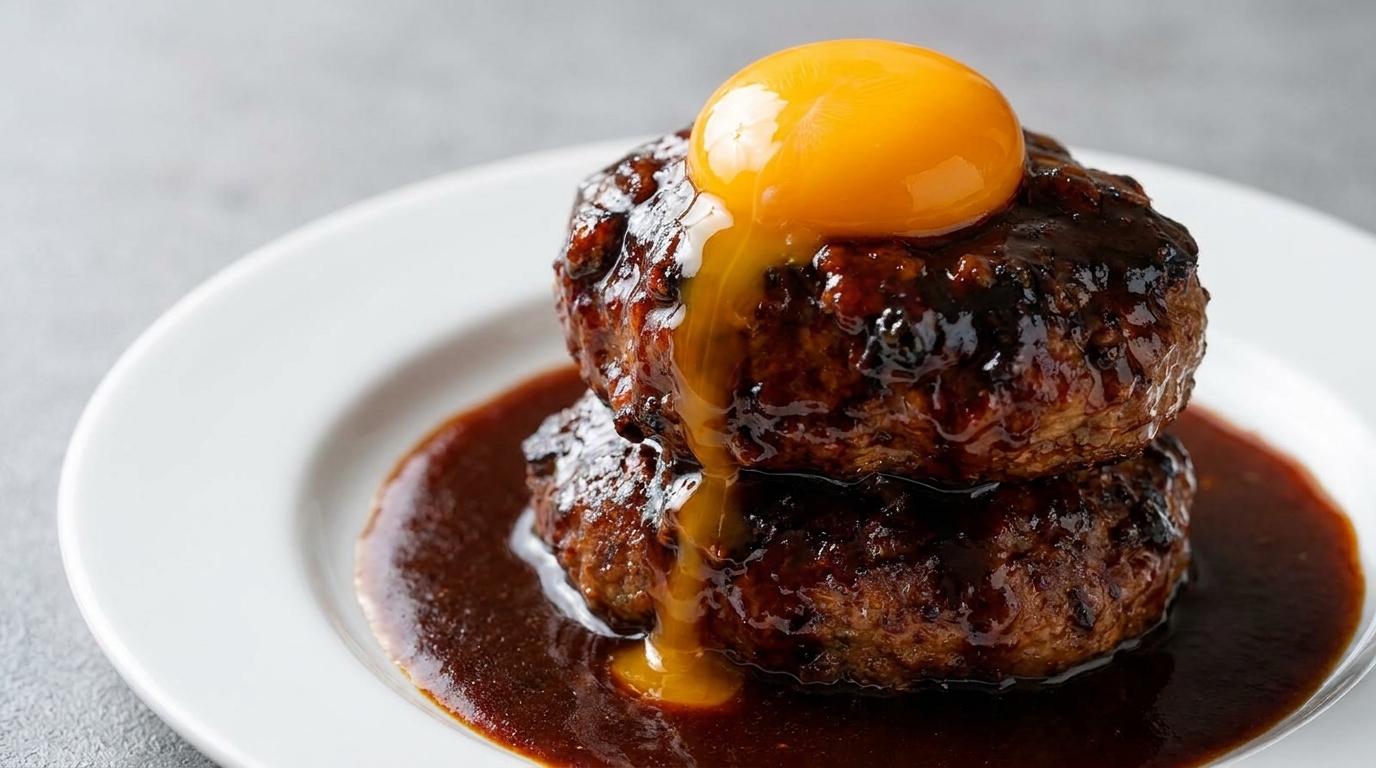 Steak Haché Japonais Classique (Hambagu)