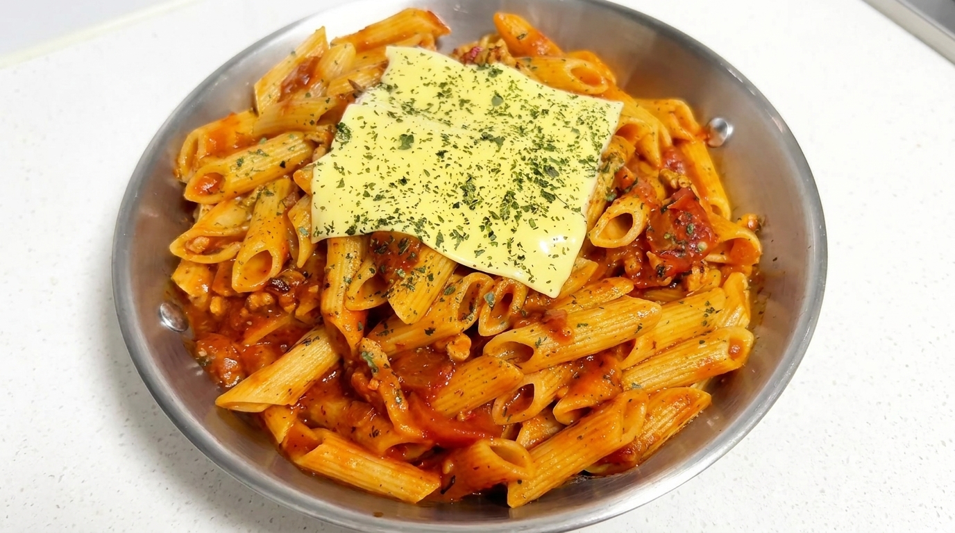 Macaroni au porc haché et sauce tomate classique