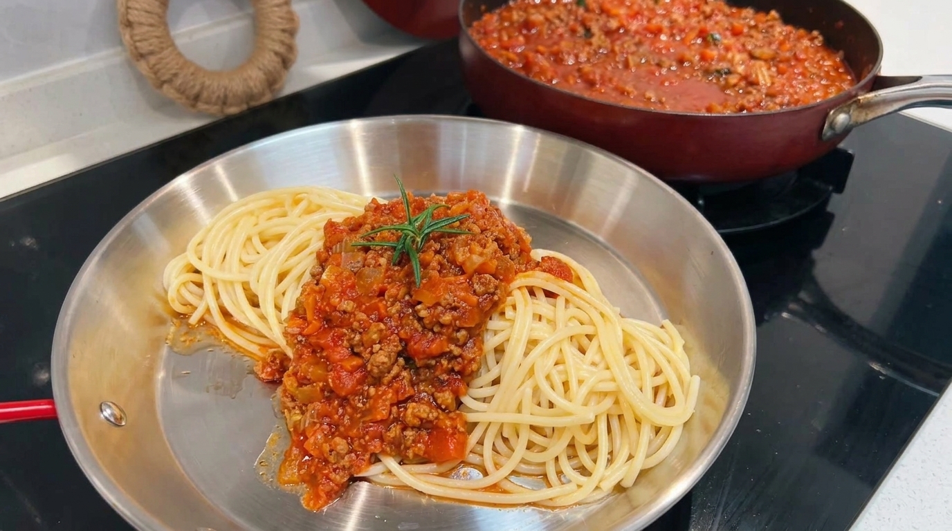 Spaghettis Bolognaise Classiques (Sauce à la Viande Italienne)