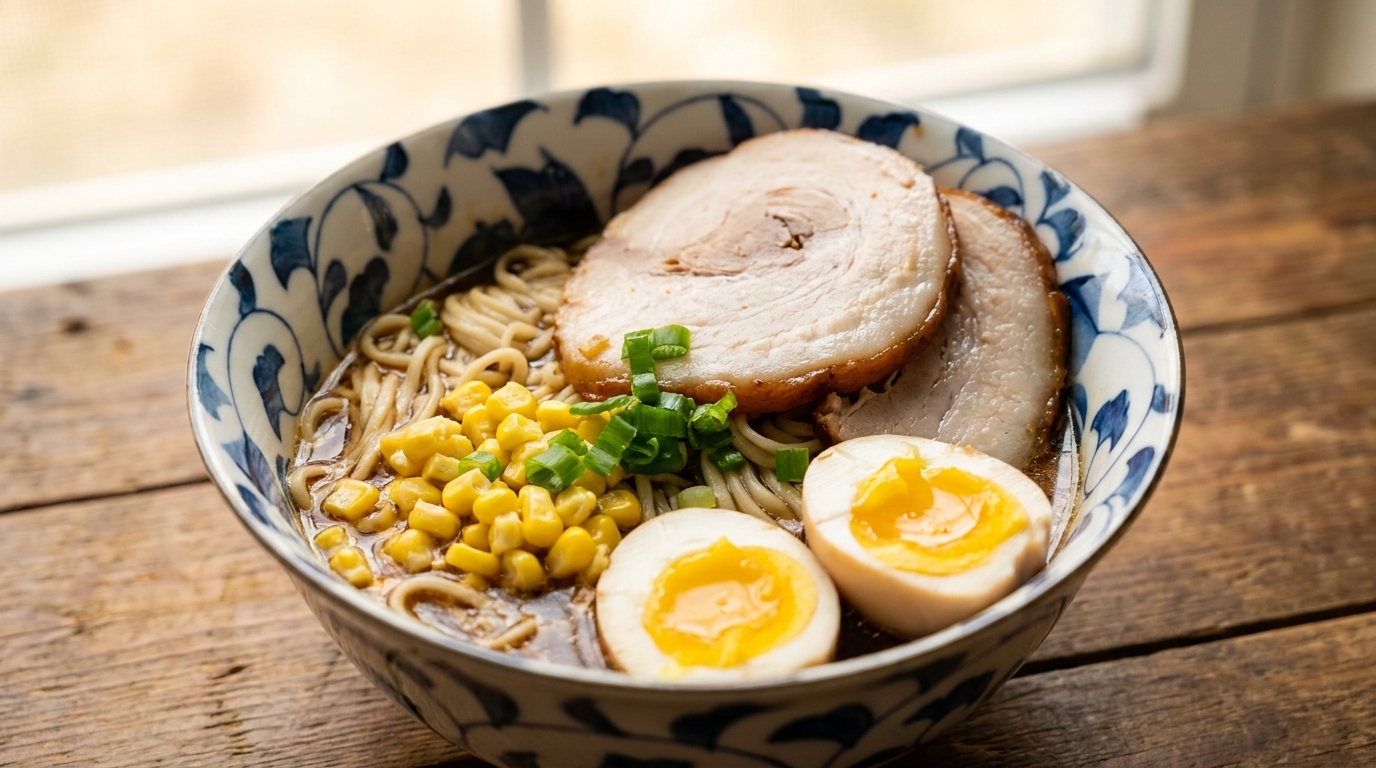 Shoyu Ramen maison au porc Chashu