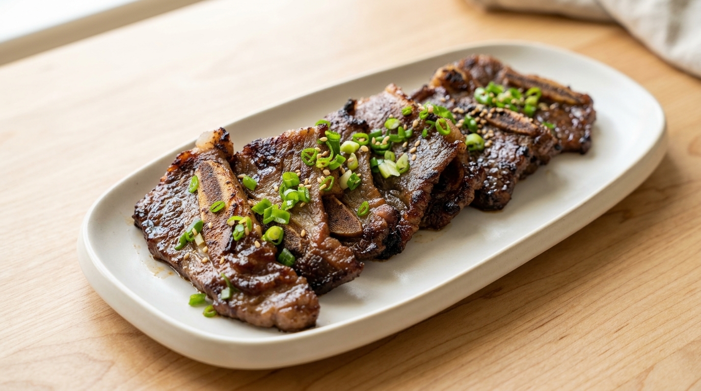 LA Galbi (Travers de Bœuf Marinés à la Coréenne)