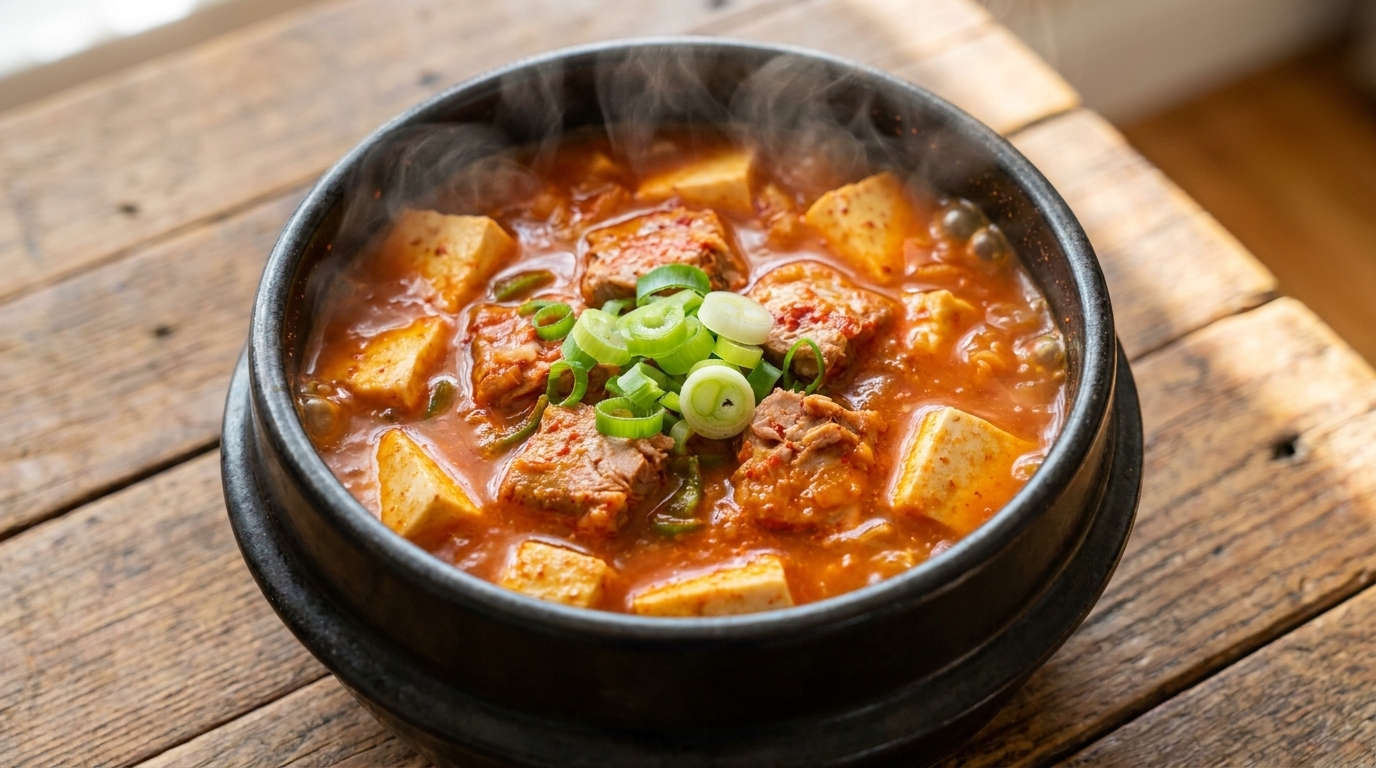 Ragoût de kimchi au thon (Chamchi Kimchi Jjigae)