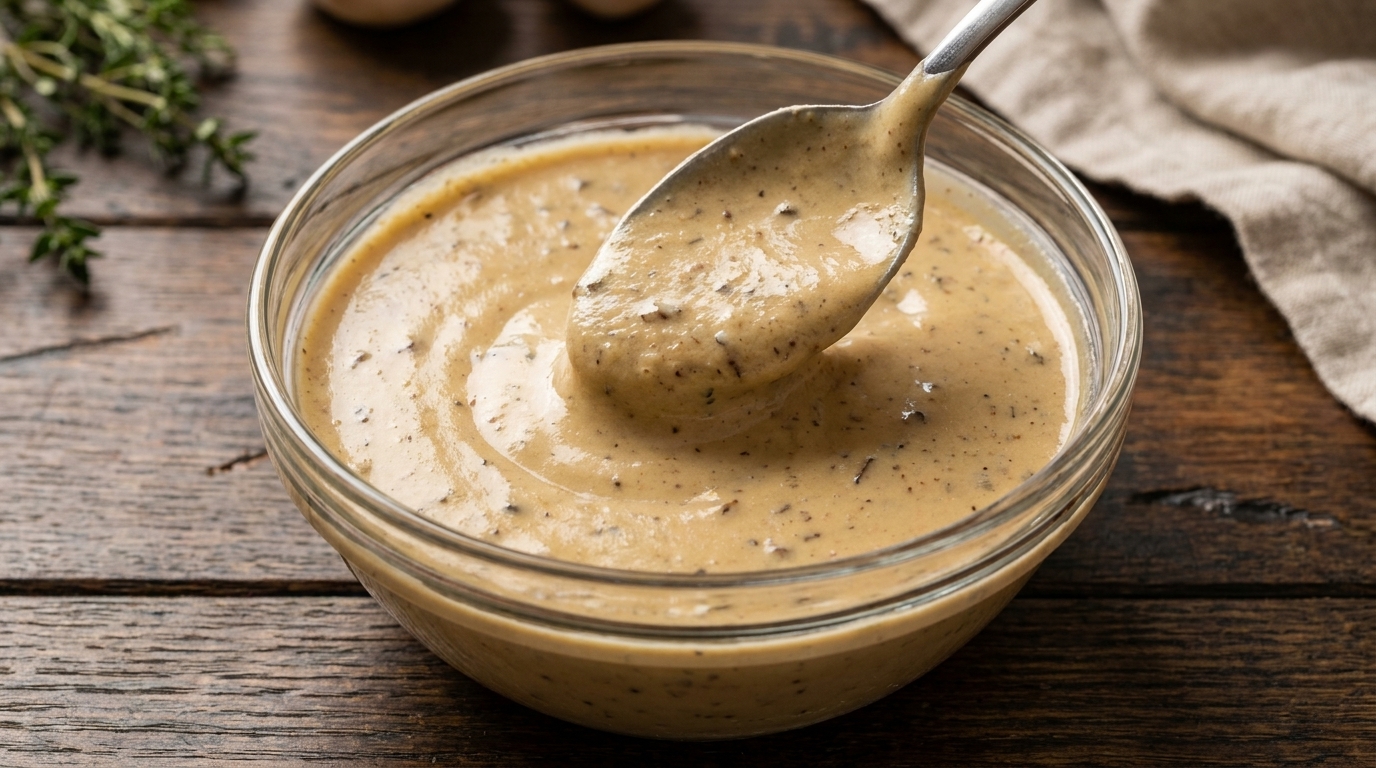 Sauce crémeuse aux champignons : la recette veloutée et mixée