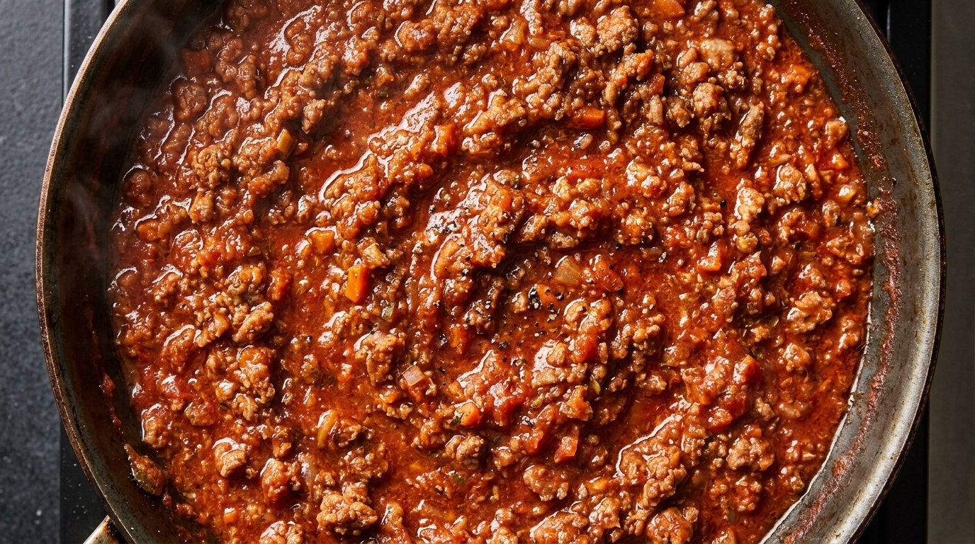 Sauce Bolognaise Classique (Ragù alla Bolognese Authentique)