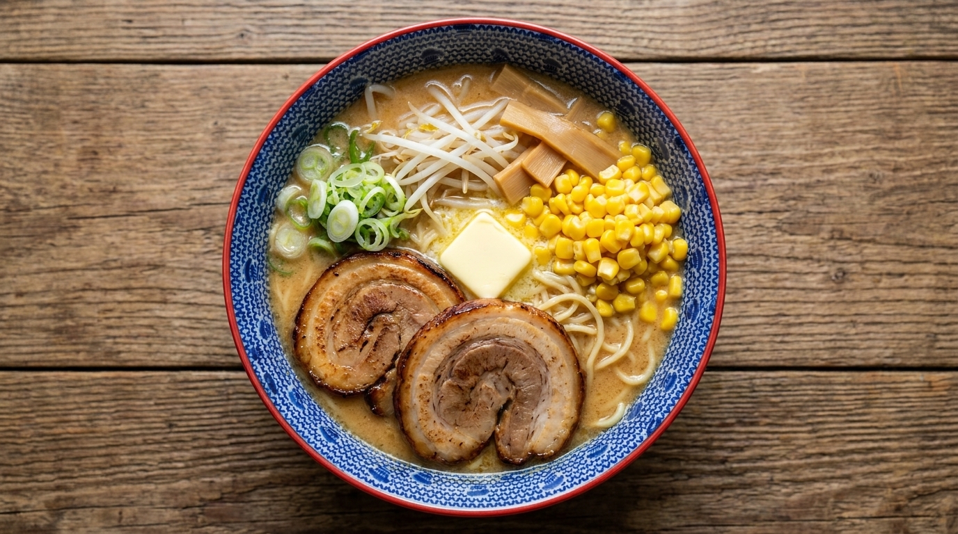Ramen Miso au Beurre et au Maïs