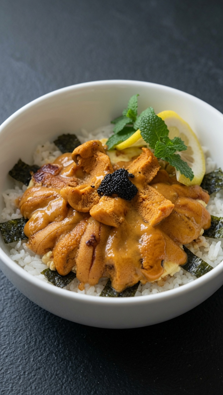 Bol de riz à l'oursin de luxe (Uni Don)