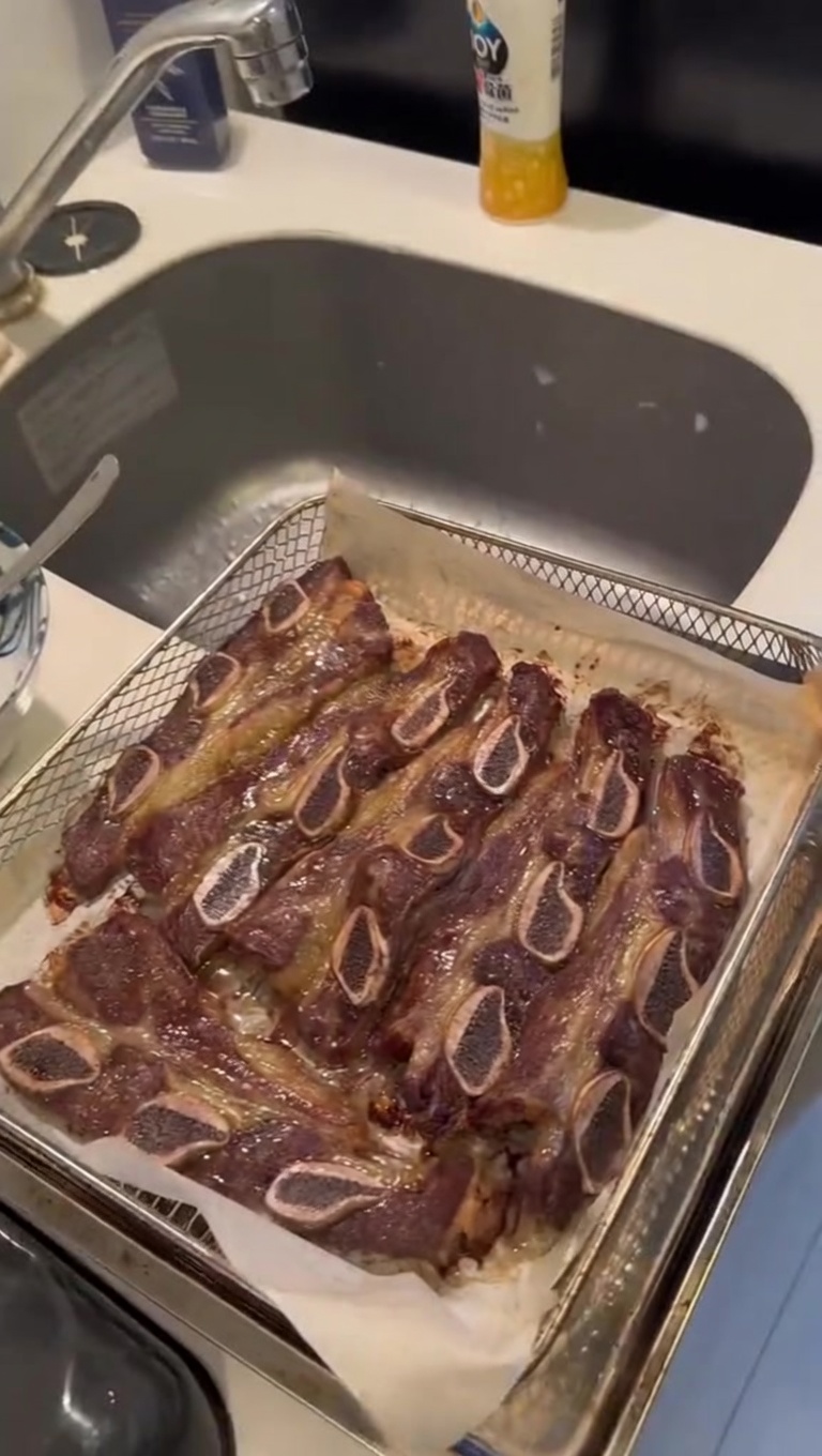 Côtelettes de bœuf façon coréenne à la friteuse à air