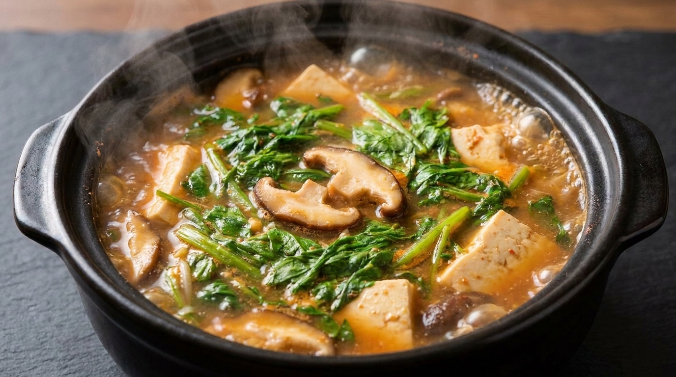 Ragoût de pâte de soja coréen (Doenjang-jjigae)
