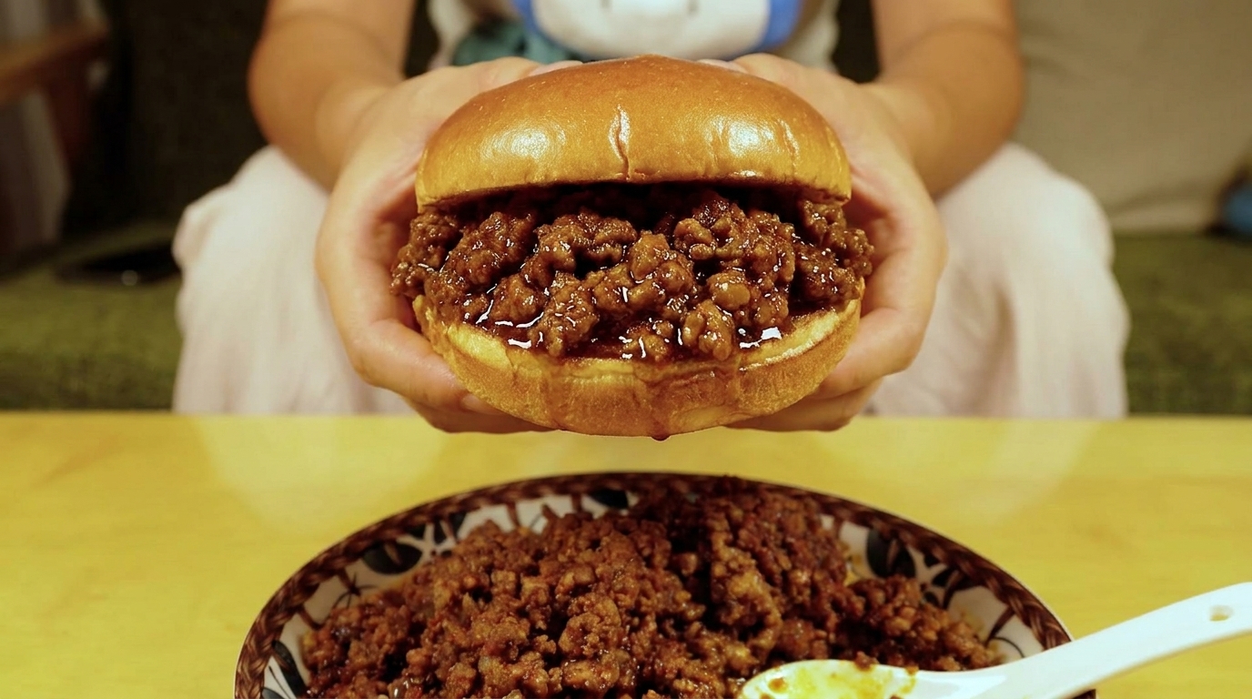 Burger Sloppy Joe classique à l'américaine