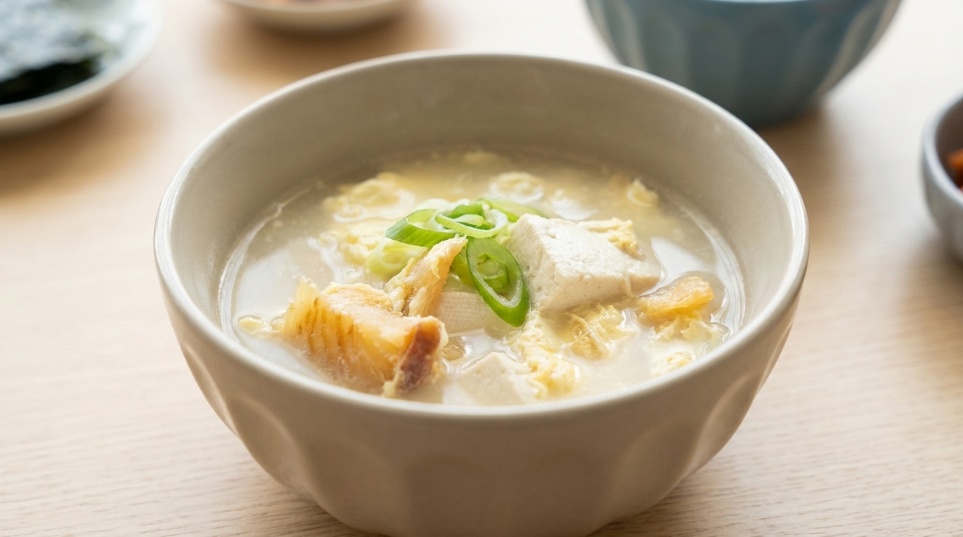 Soupe coréenne au colin séché (Bugeo-guk)