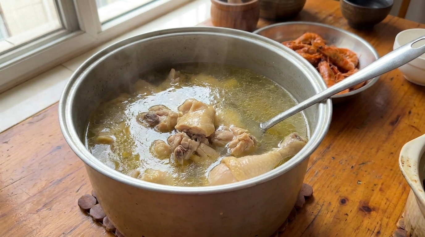 Soupe de Poulet Réconfortante au Gingembre des Sables
