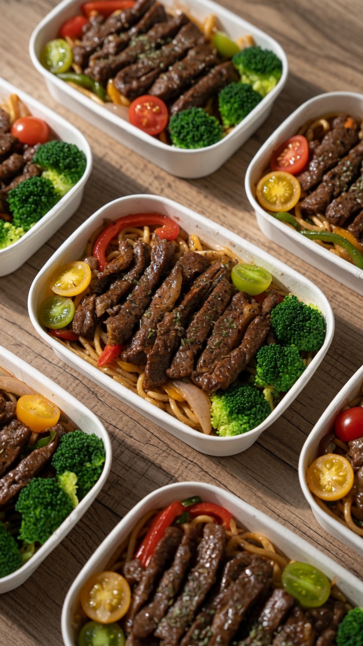 Pâtes au Bœuf au Poivre Noir