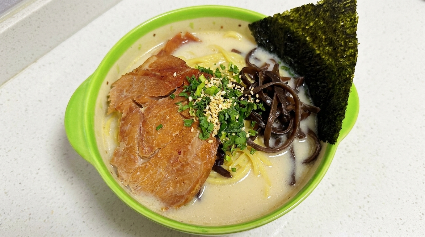 Ramen Tonkotsu au Chashu Riche et Crémeux