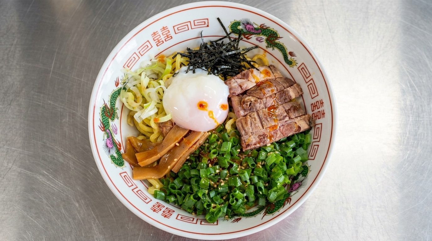 Abura Soba épicé au Miso (Nouilles à l'huile japonaises)