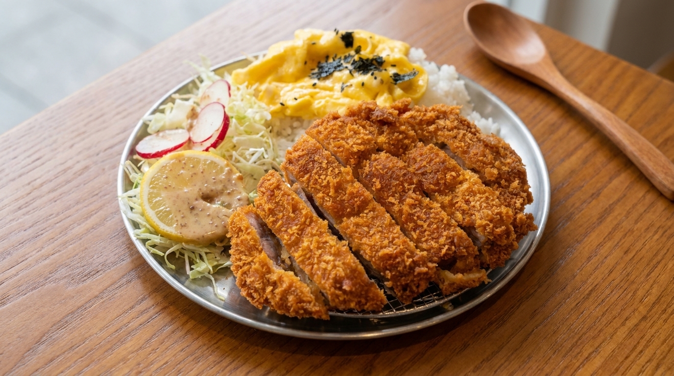 Bol de Riz au Porc Pané Japonais (Katsudon)